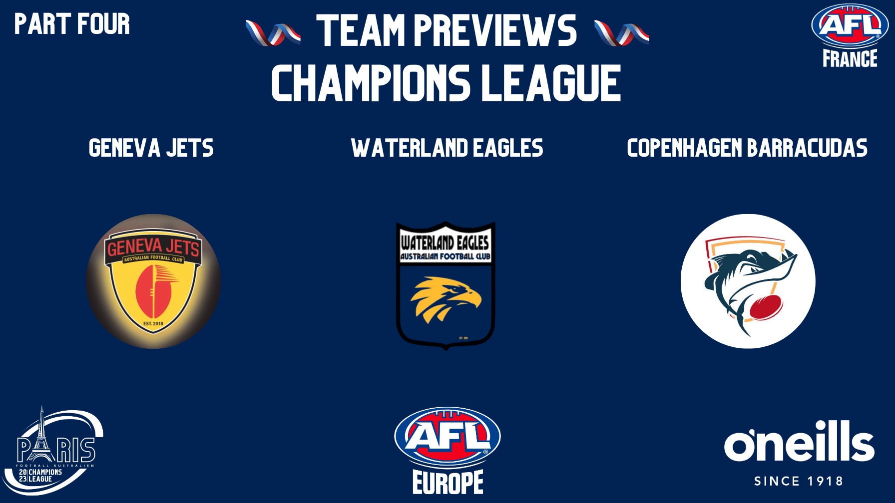 2023 Champions League Team Previews Part Four AFL Europe