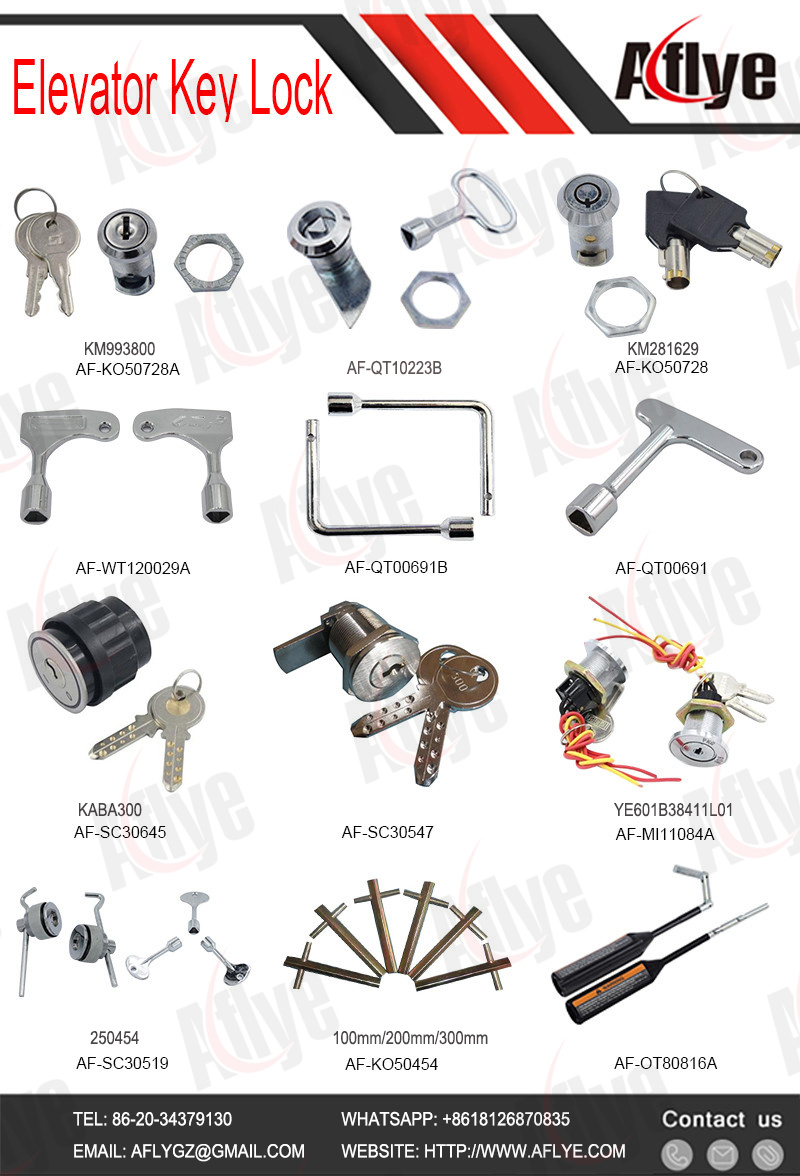 elevator landing door triangle key