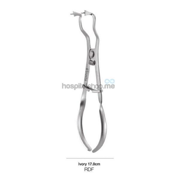 Trusta Rubber Dam Forcep And Punch Ivory 17.0 Cm ANERDF Standard 17CM