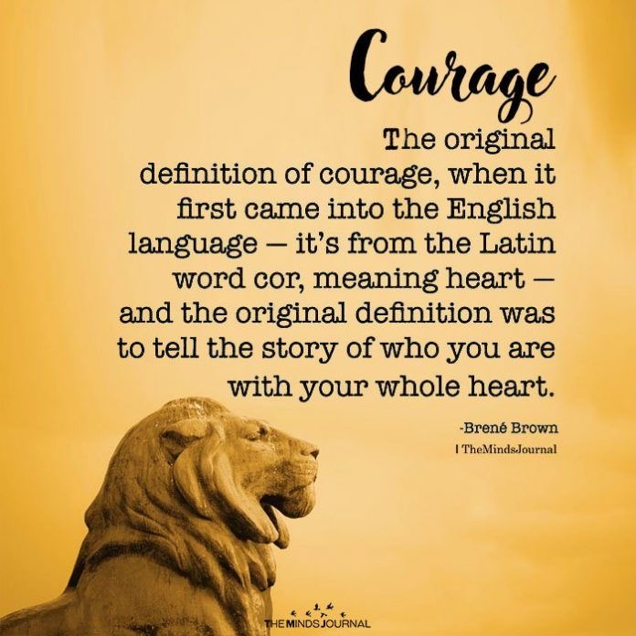 Thoughts On Courage, by Brené Brown A Fondness For Reading