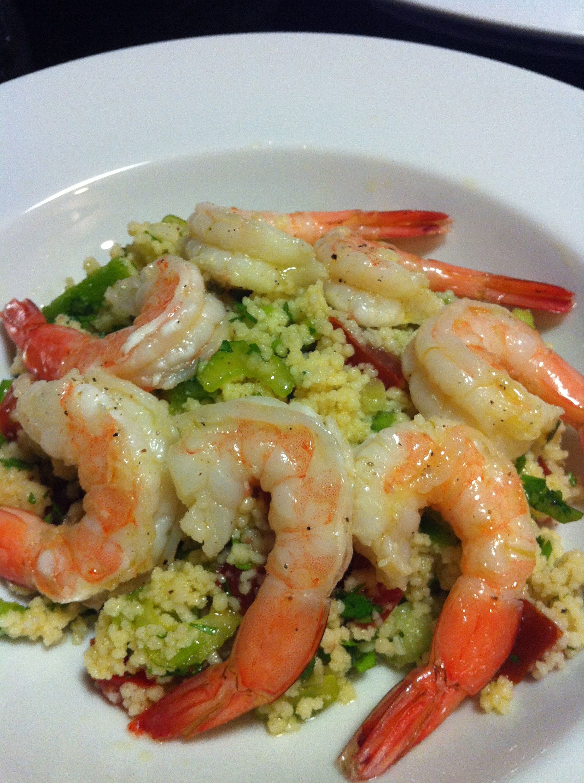 Minty Shrimp Couscous Salad A Food Lover's Delight