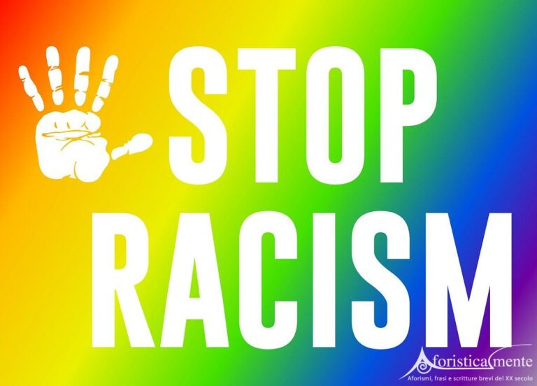 Frasi e aforismi contro il razzismo Aforisticamente