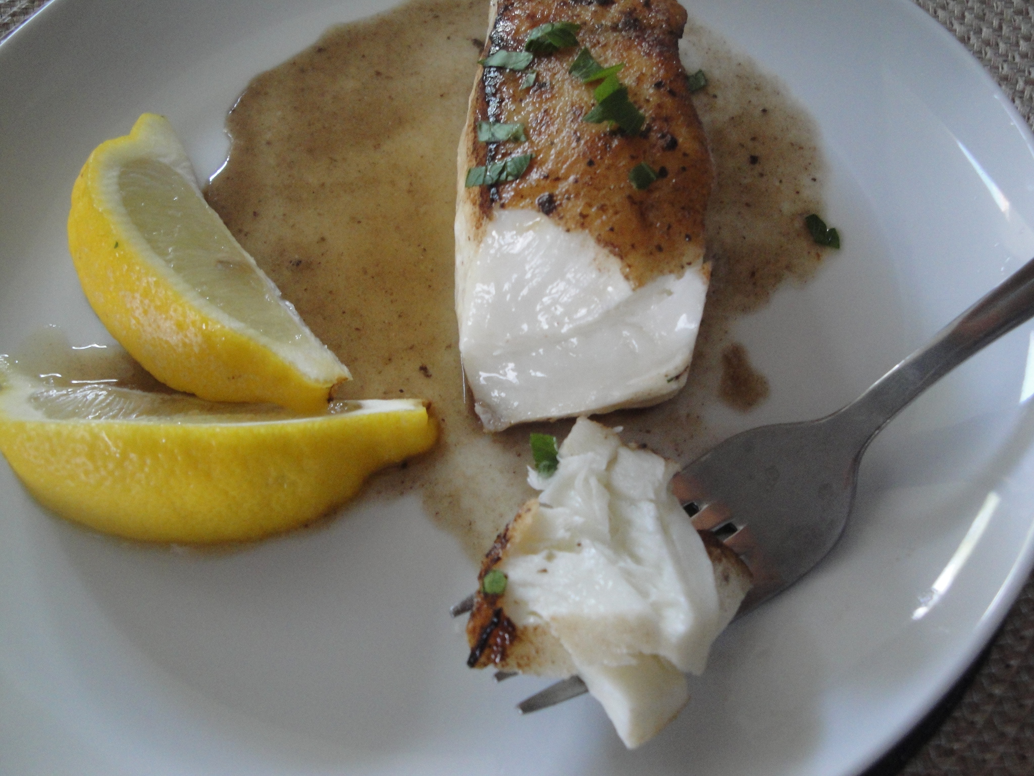 Halibut Meunière A Fork In Each Hand