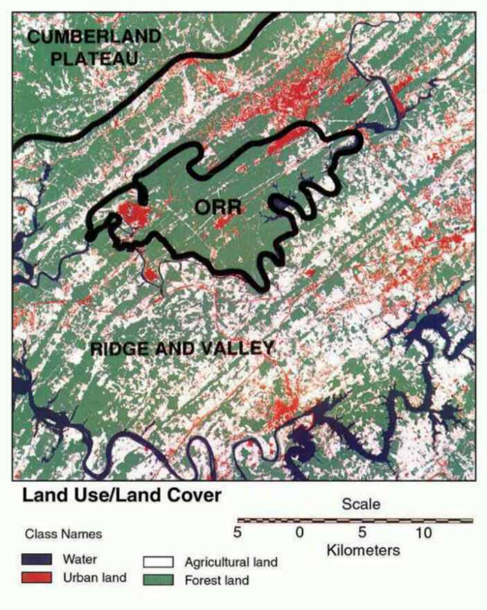 Land Use/Cover Map of the Oak Ridge Reservation