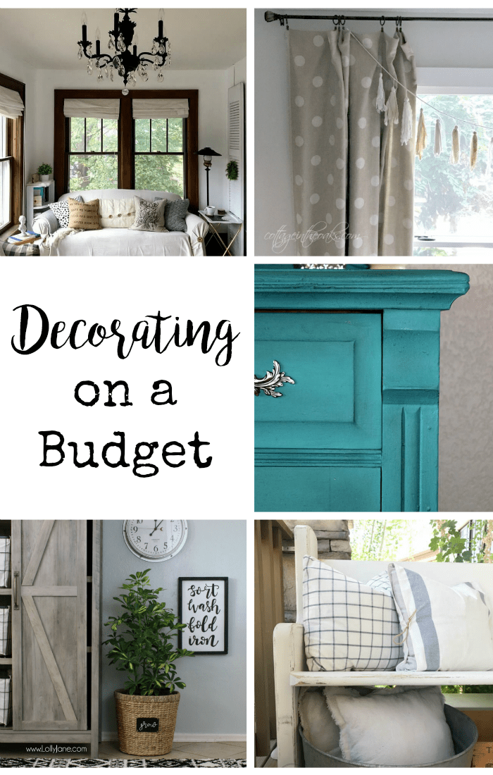 Decorating on a Budget Tips Moonlight & Mason Jars Link Party 210