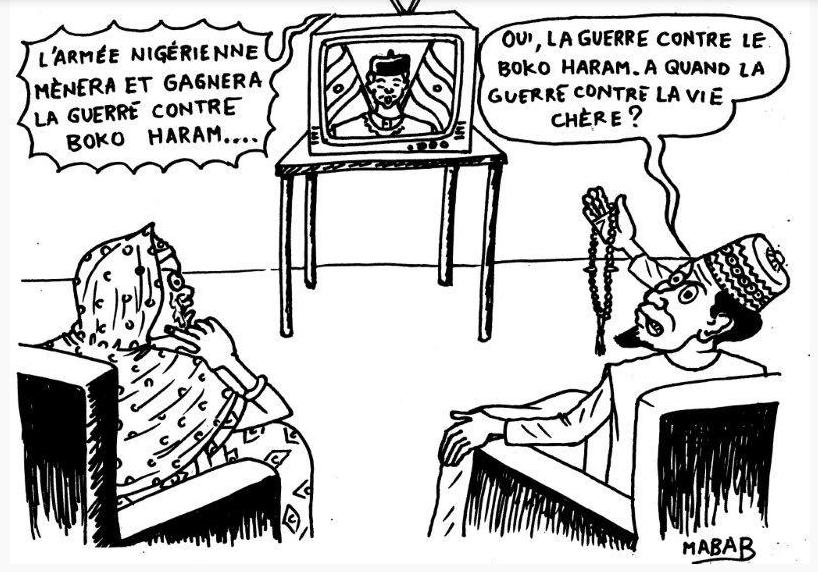 » Boukari Bachir Bahaman Boko Haram in Niger Africa Cartoons