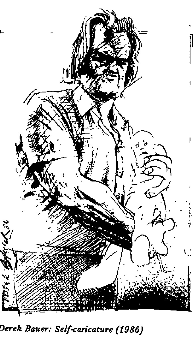 » Derek Bauer Self Caricature Africa Cartoons