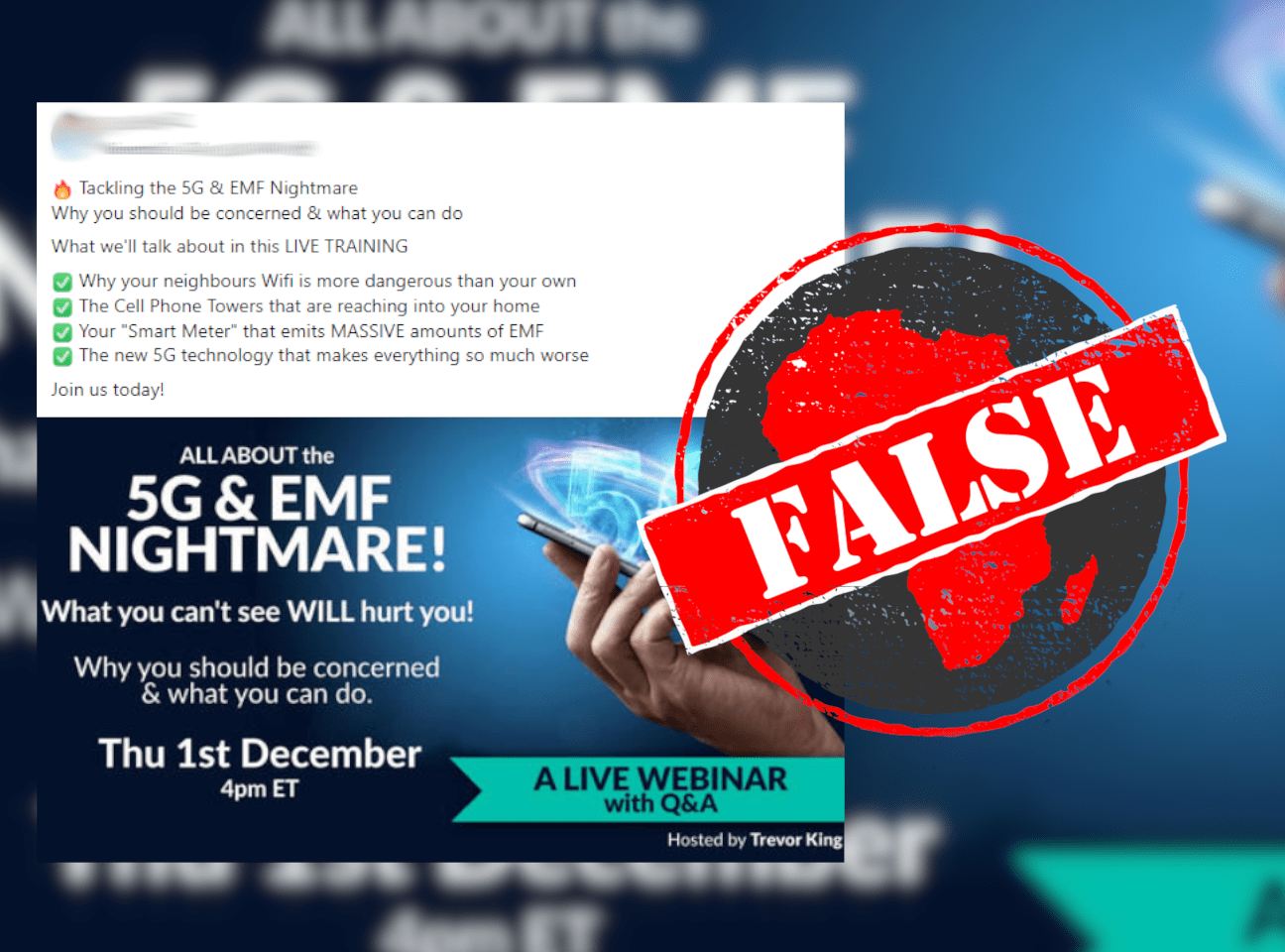 Any ‘5G & EMF nightmare’ is nonsense radiation can be