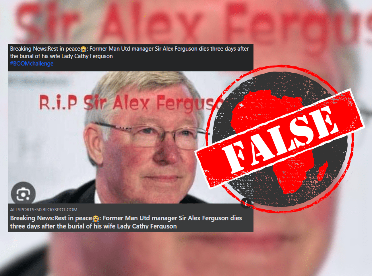 Ignore claims former manager of football club Manchester United has