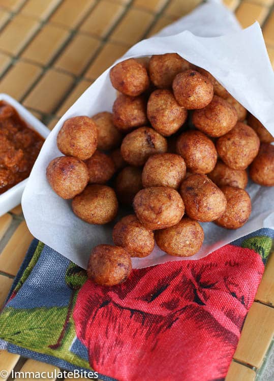 Accra Cassava (Kouti, Cassava Fritters) Immaculate Bites