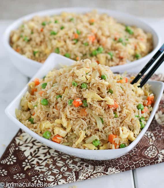 Coconut Fried Rice Immaculate Bites