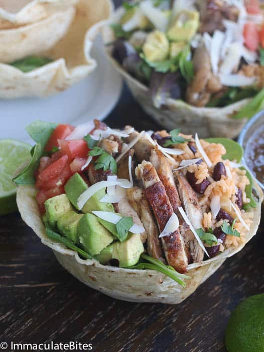 Jerk Chicken Bowl Salad Immaculate Bites