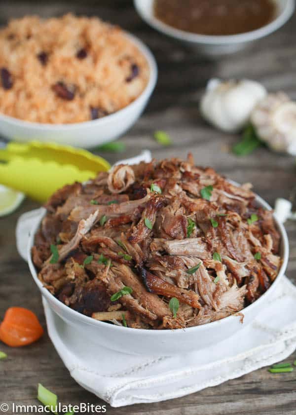 Slow Cooker Jerk Pulled Pork Immaculate Bites
