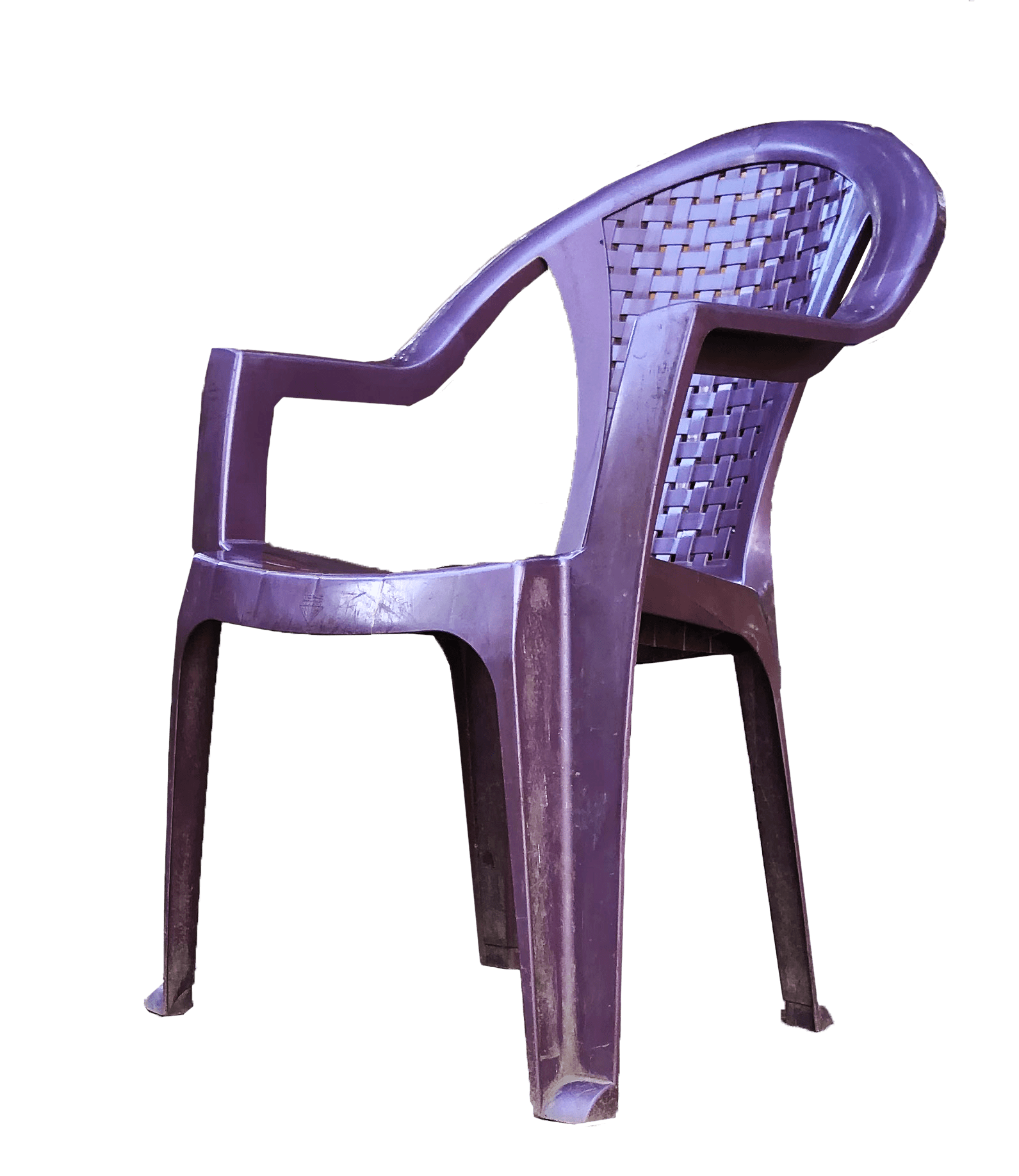Purple Plastic Chair Afrikut