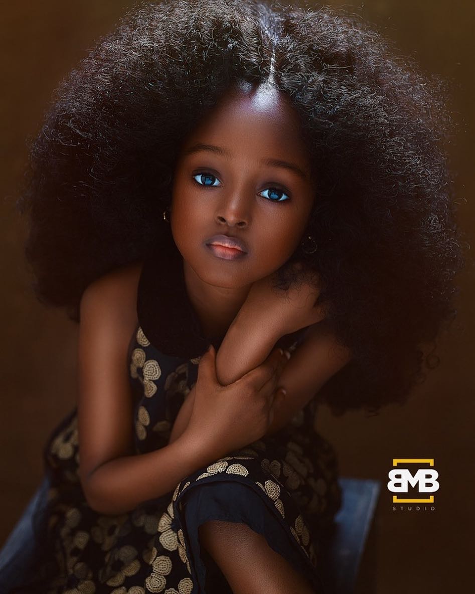 Nigeria Découvrez Jare, « la plus belle fille du monde » âgée de 5