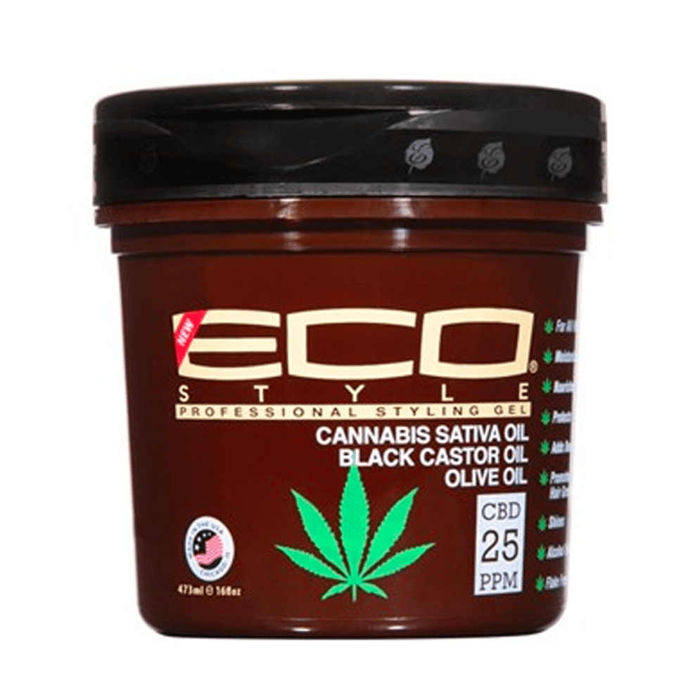 ECO STYLER Gel de Fixation Cannabis Sativa & Black castor & olive Oil