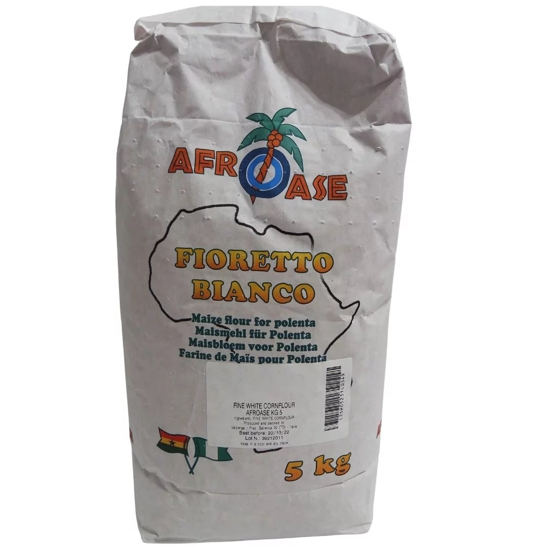 White Maize/Corn Flour Fine 5kg AfroAse Afromarket