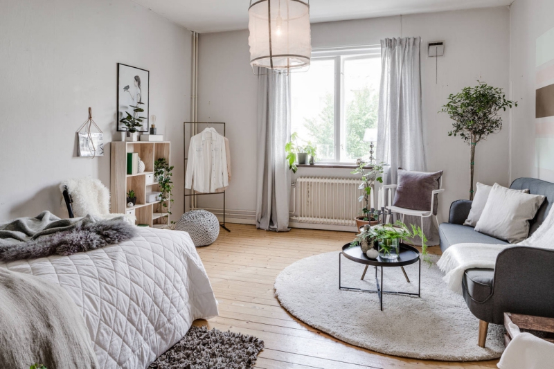 Studio apartments decorated with a good interior design can be even more useful than big houses. Interior styling ideas for a studio apartment