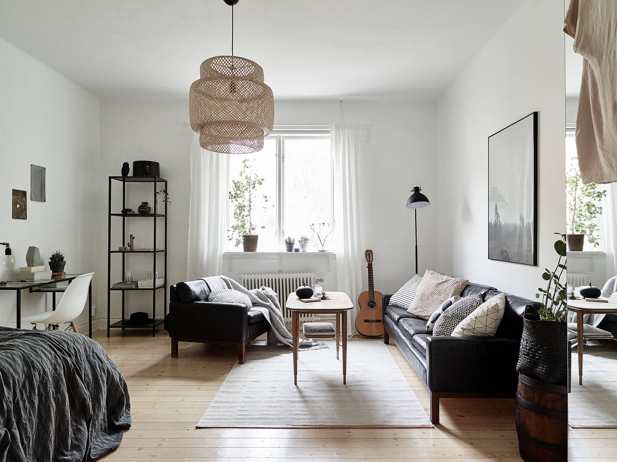 Interior styling ideas for a studio apartment