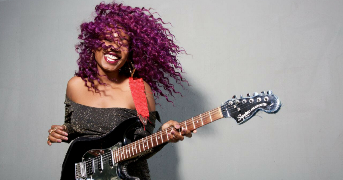 This Black woman guitarist launched a guitar customization business