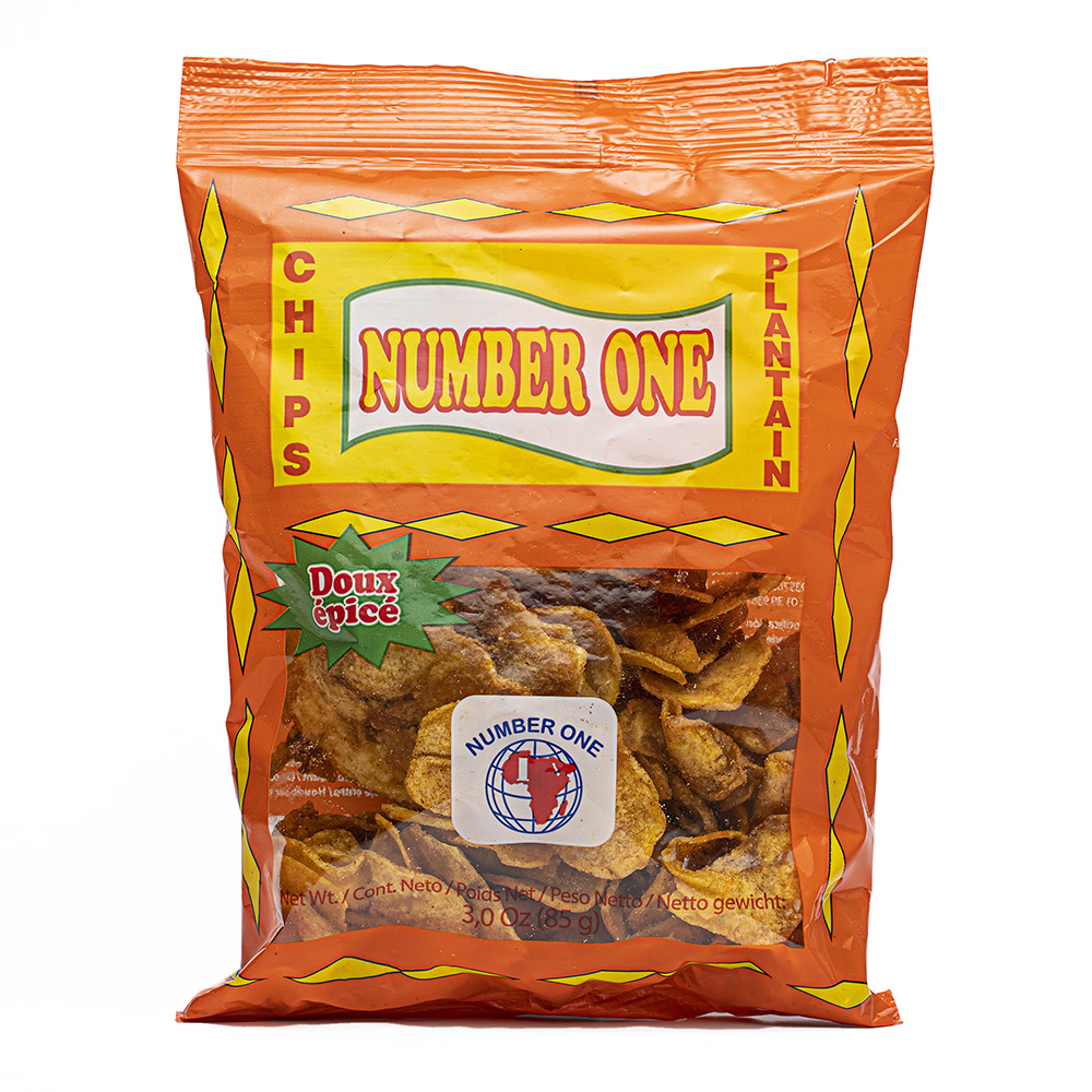 Number One Plantain Chips Spicy Sow