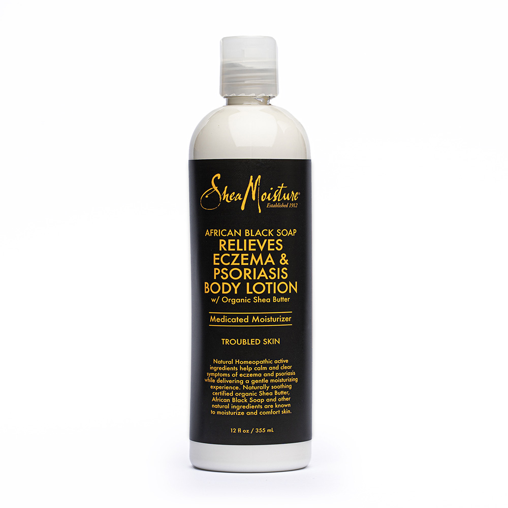 Shea Moisture AfrBlack Soap Relieves Eczema&Psoriasis Body Lotion