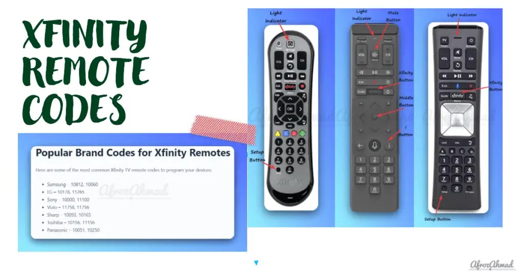 Xfinity Remote Codes Comprehensive Guide and Setup Instructions