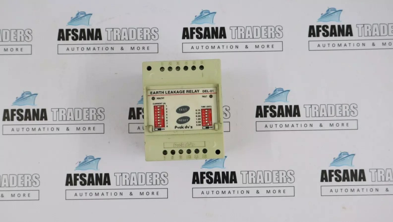 PYOK DV'S DEL01 EARTH LEAKAGE RELAY DBP01