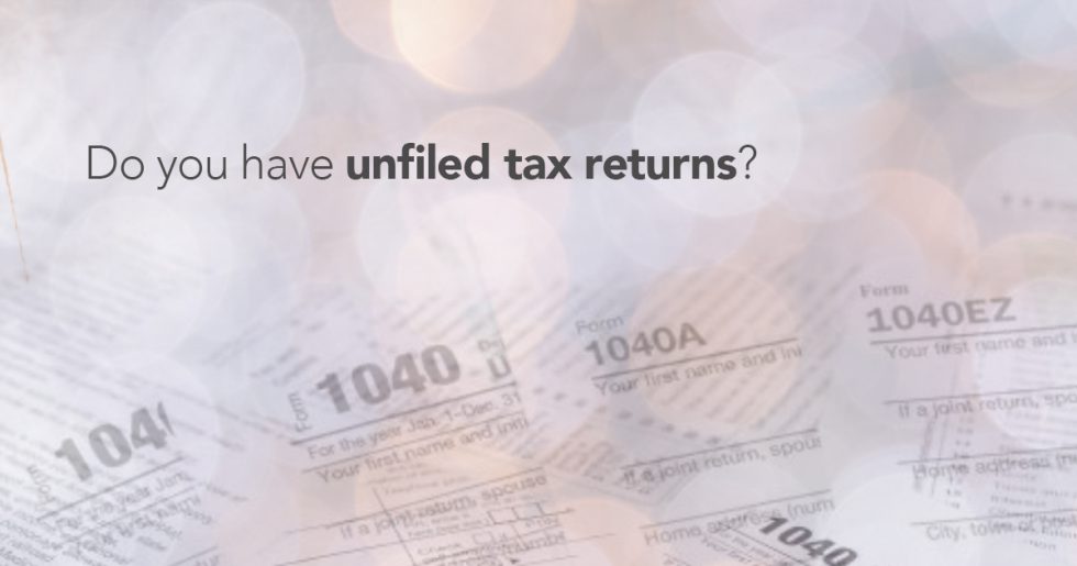 How to Handle Unfiled Tax Returns Aurora Financial Services