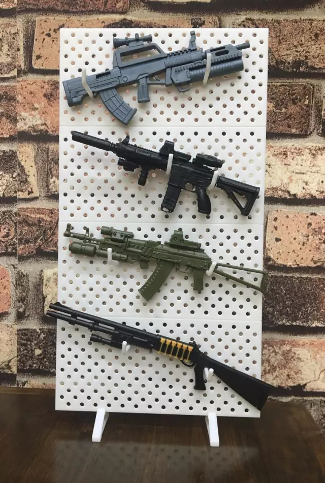 4D Puzzle Model of the M4/M16 with the M203 Reference Media Armed