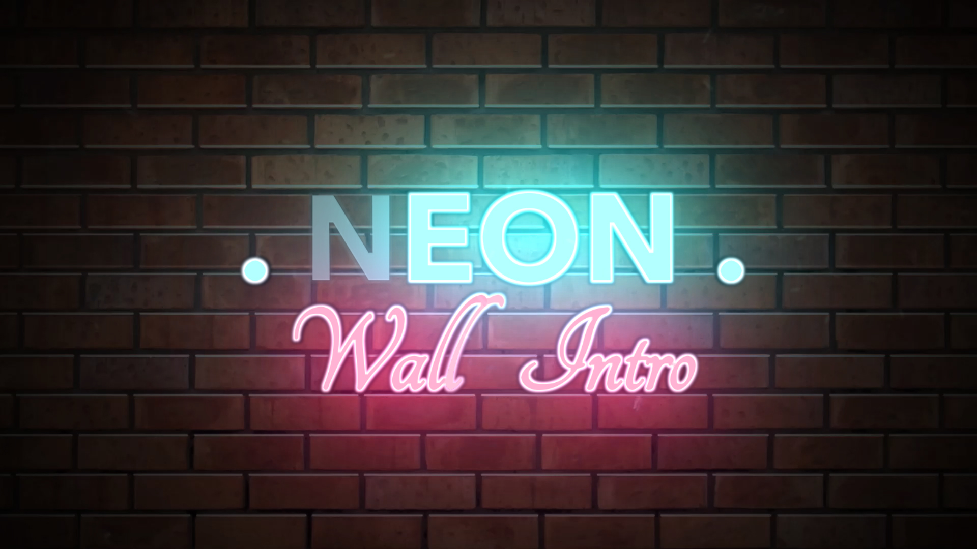 Neon Wall Title