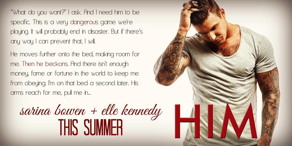 Cover Reveal Him by Sarina Bowen and Elle Kennedy After Dark Book Lovers