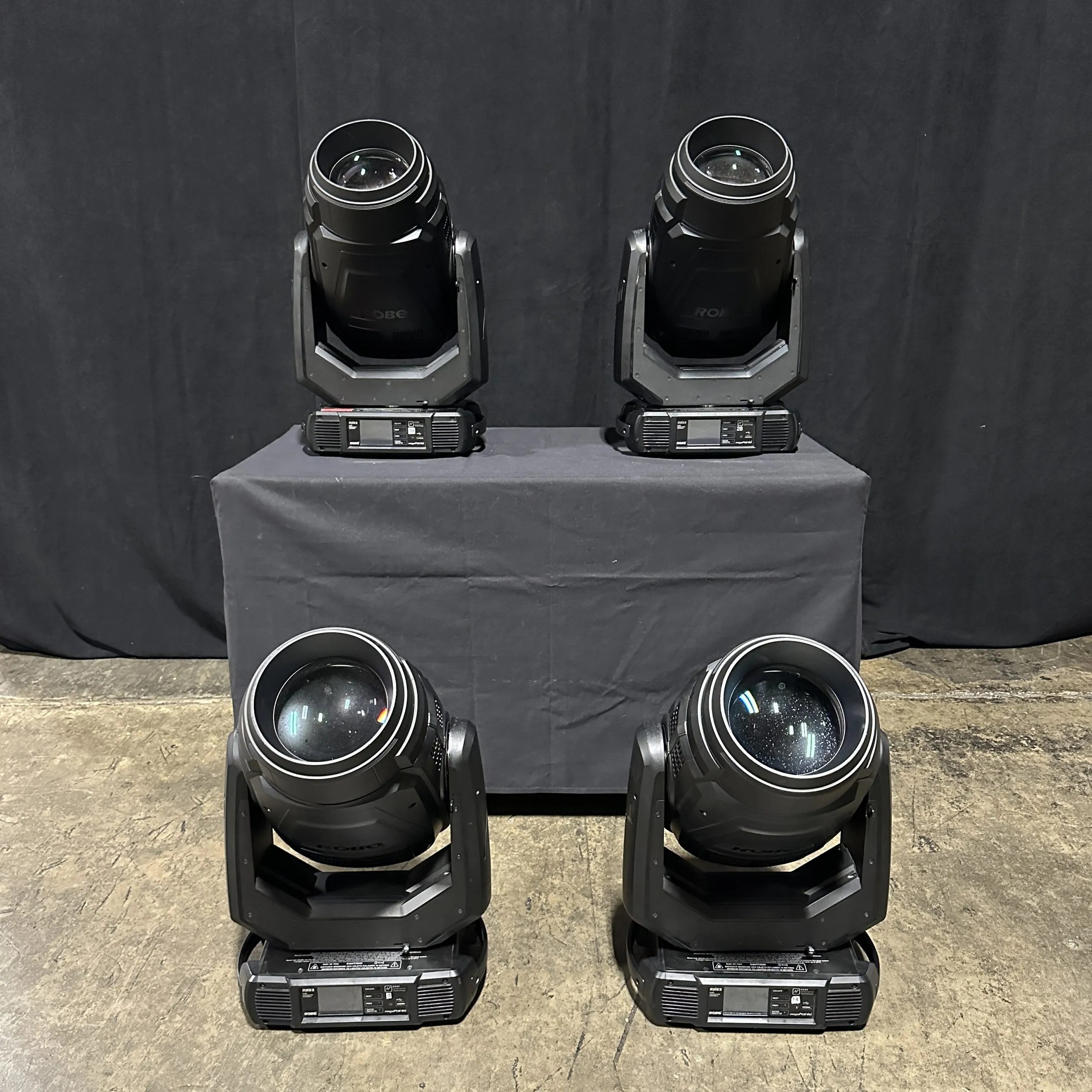 Used Robe MegaPointe Moving Lights Afterglow Lighting