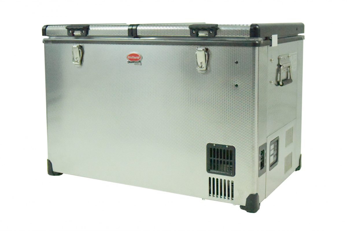 SnoMaster Traveler Series TR82D Stainless Steel AC/DC Fridge / Freezer