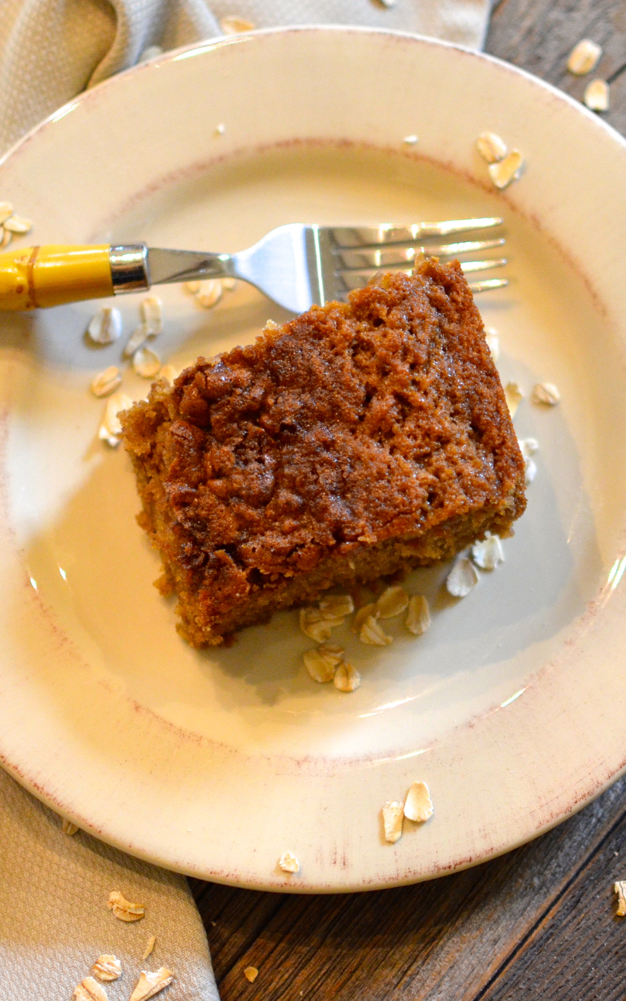 BROWN SUGAR OATMEAL CAKE