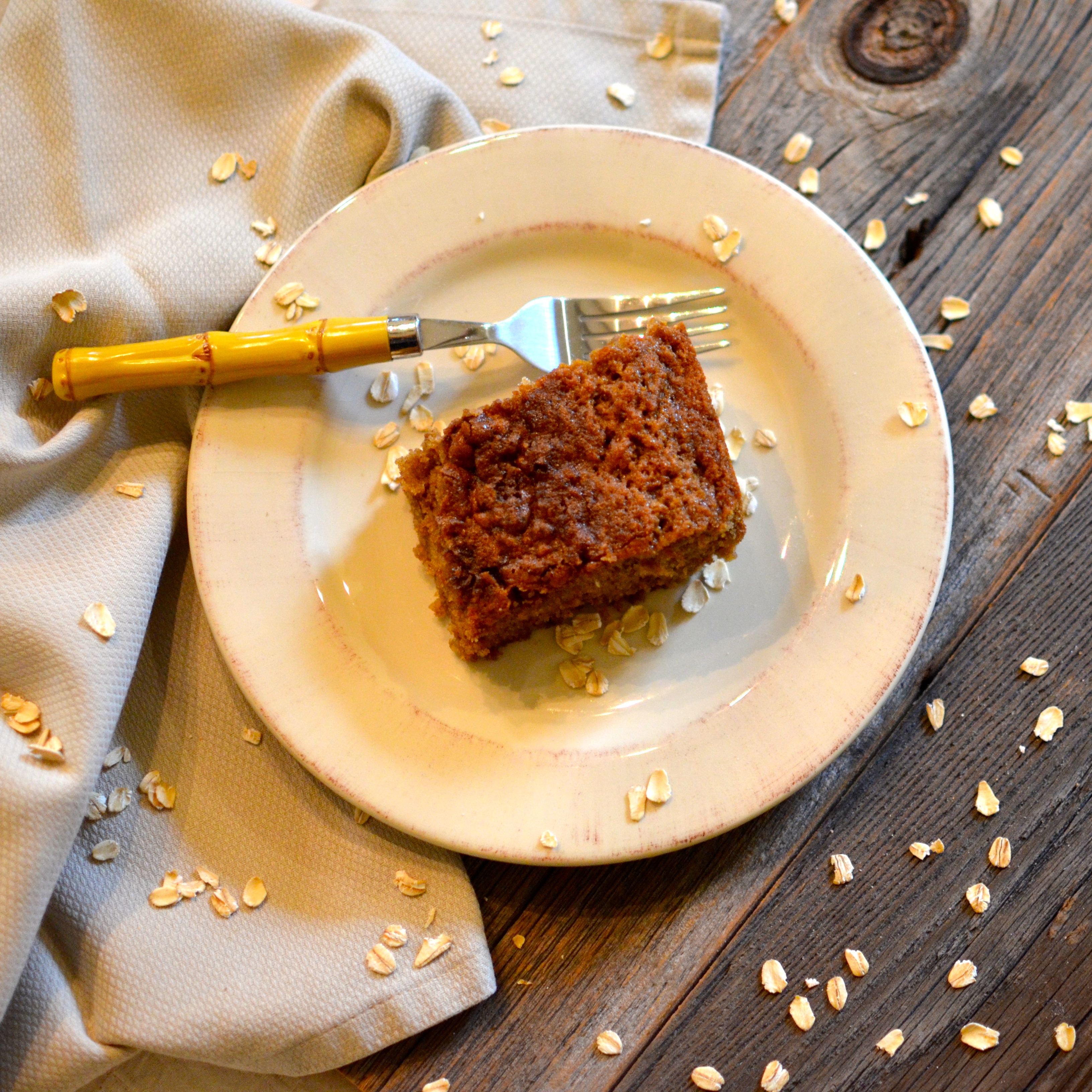 BROWN SUGAR OATMEAL CAKE