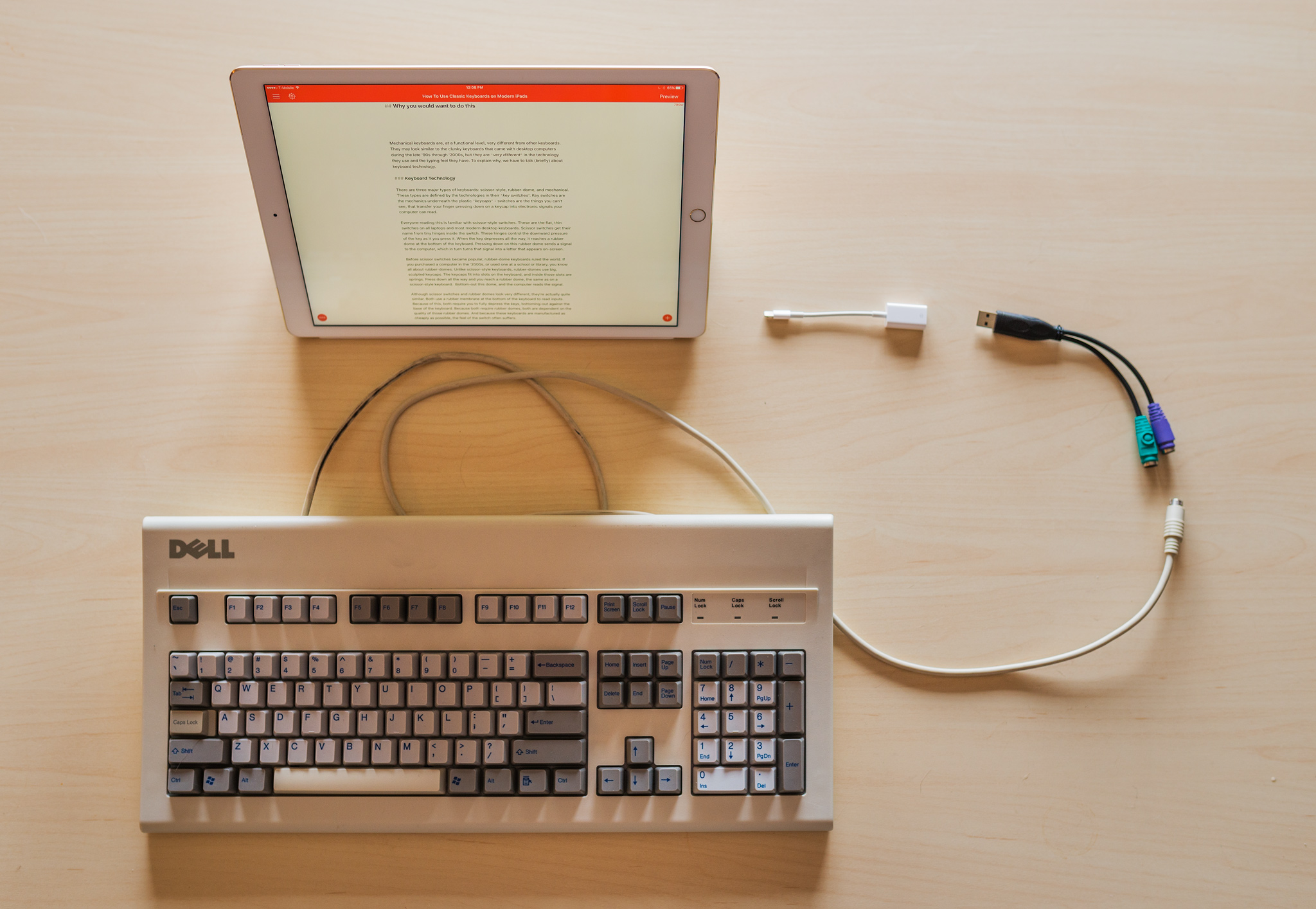 AfterPad How To Use Classic Mechanical Keyboards on