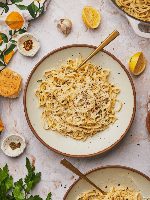 Lemon Garlic Pasta A Full Living