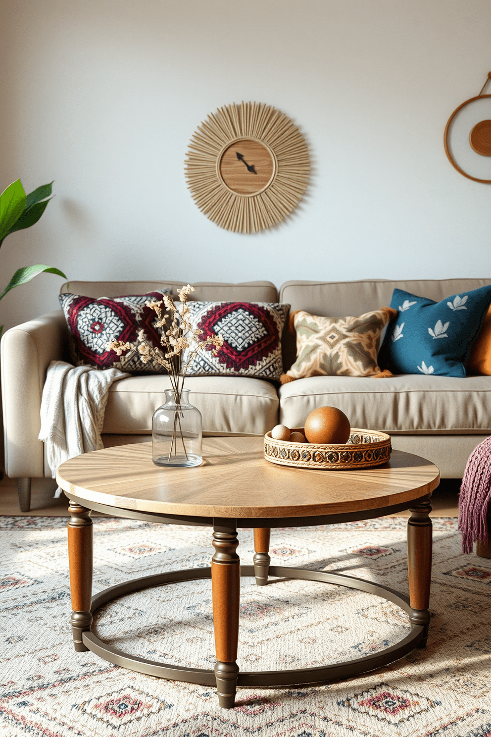 10 Ideas and Inspiration for Boho Coffee Tables