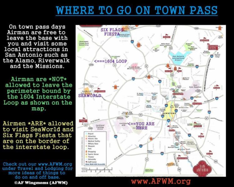 Lackland Air Force Base Map