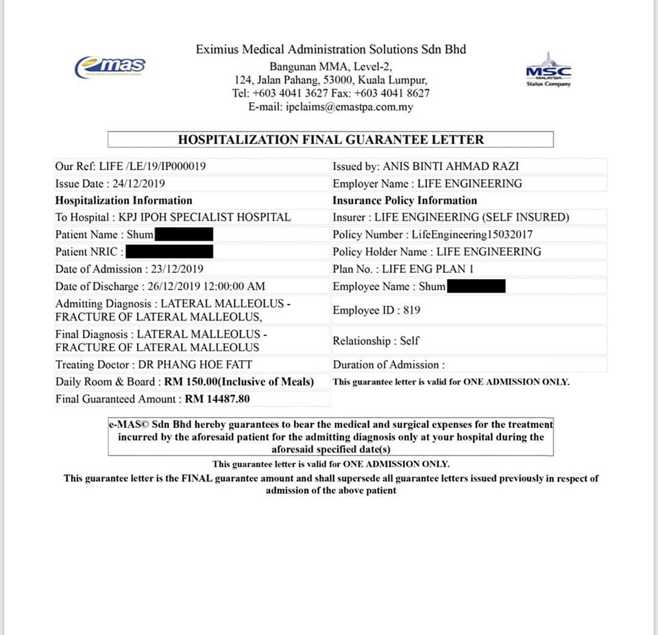 Contoh GL (Guarantee Letter)