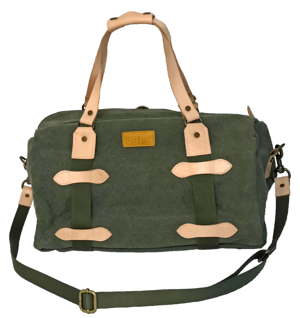【Heavy Canvas Duffle Bag Green】 AGPillar