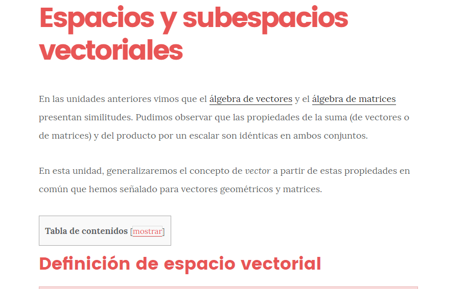 Espacios y subespacios vectoriales Definición, propiedades y ejemplos