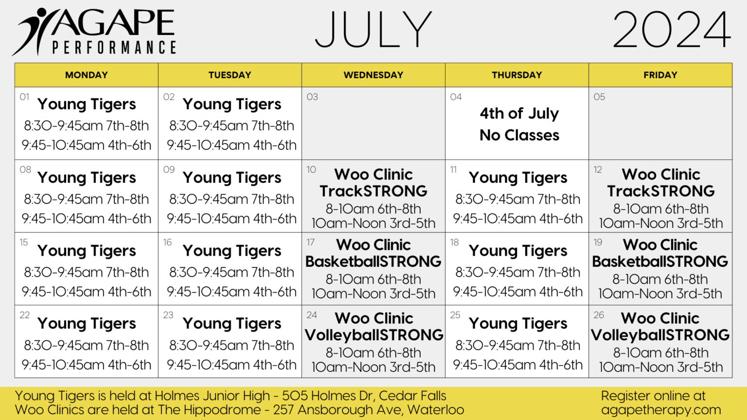 Agape Therapy Athlete Performance Services