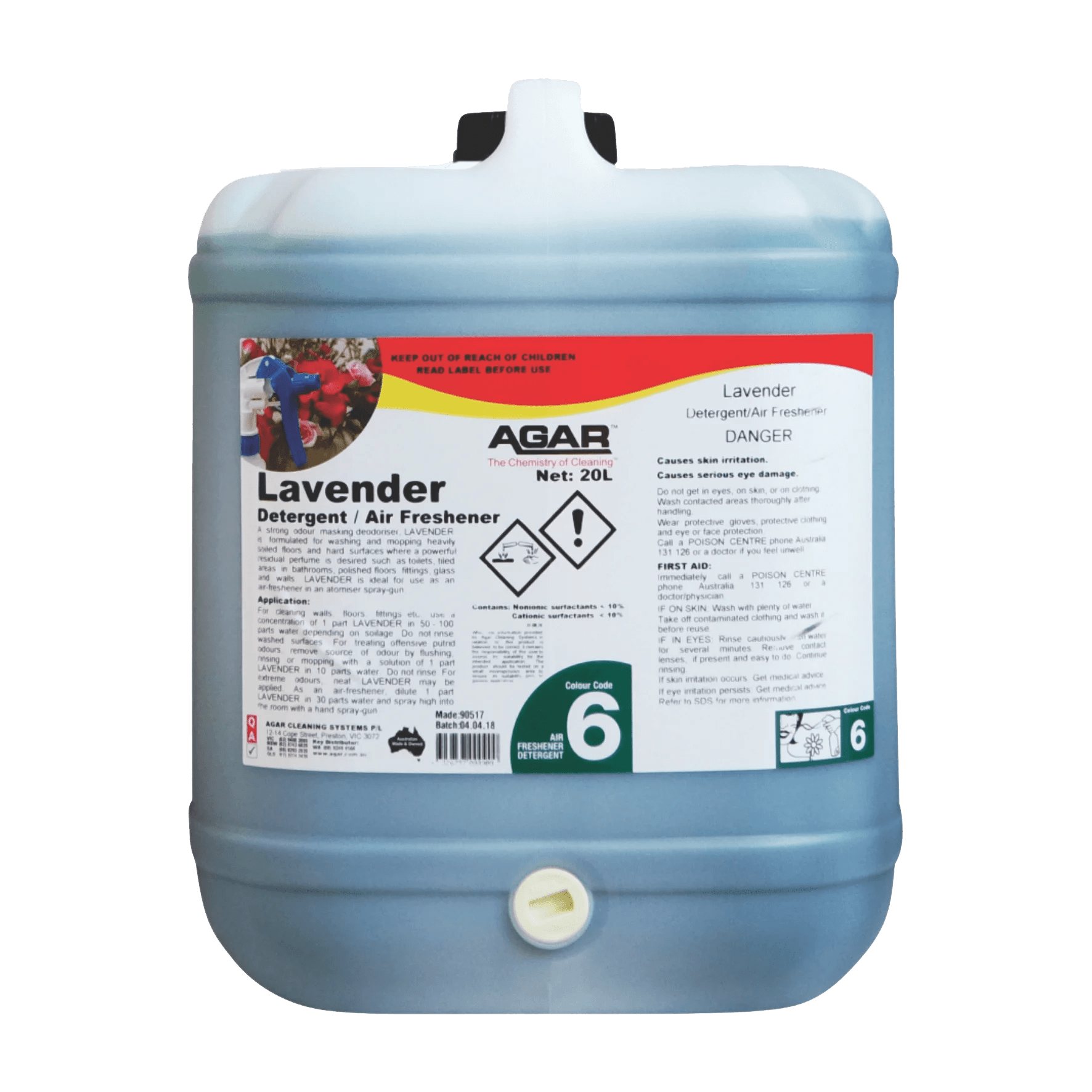 Lavender Agar Cleaning Systems