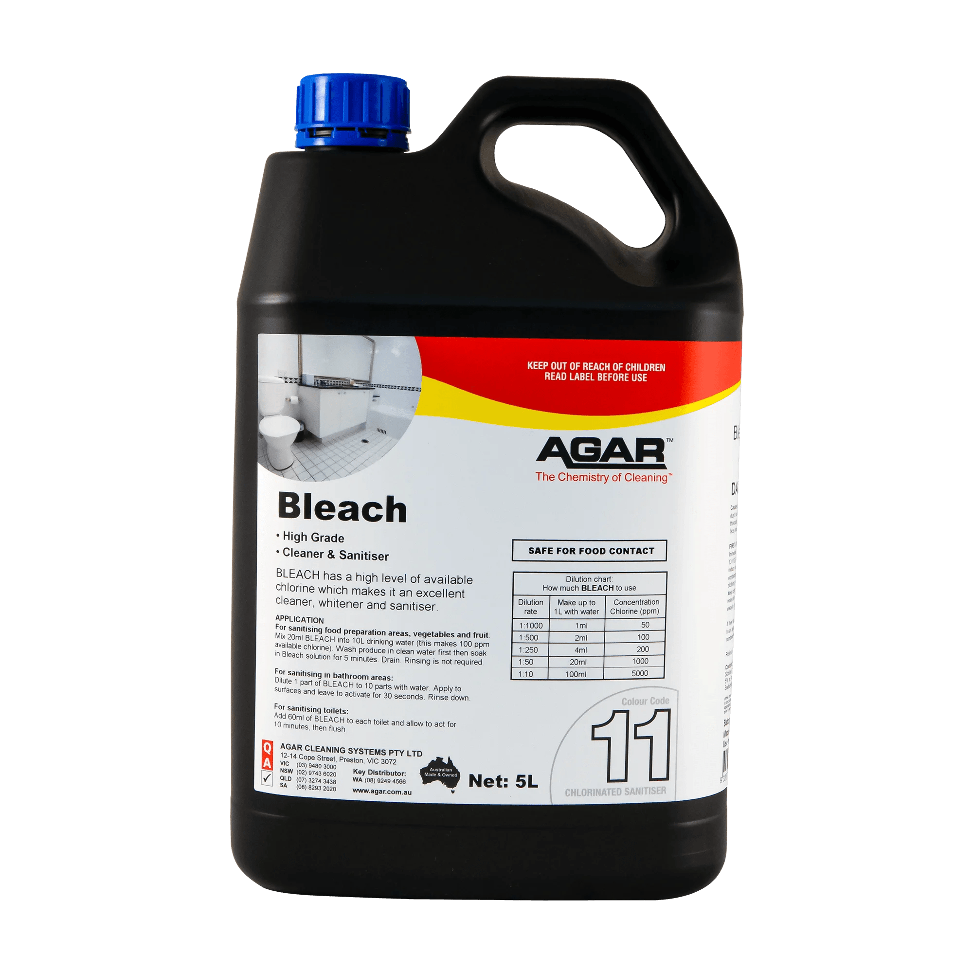 Bleach Agar Cleaning Systems