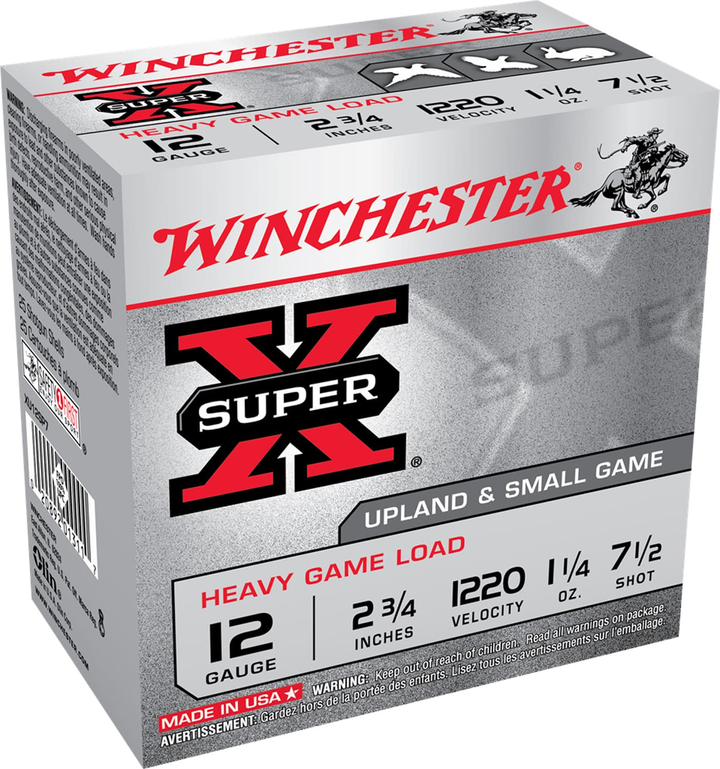 Winchester XU12SP7 Super X Heavy Game Load 12 Gauge 2.75" 1 1/4 oz