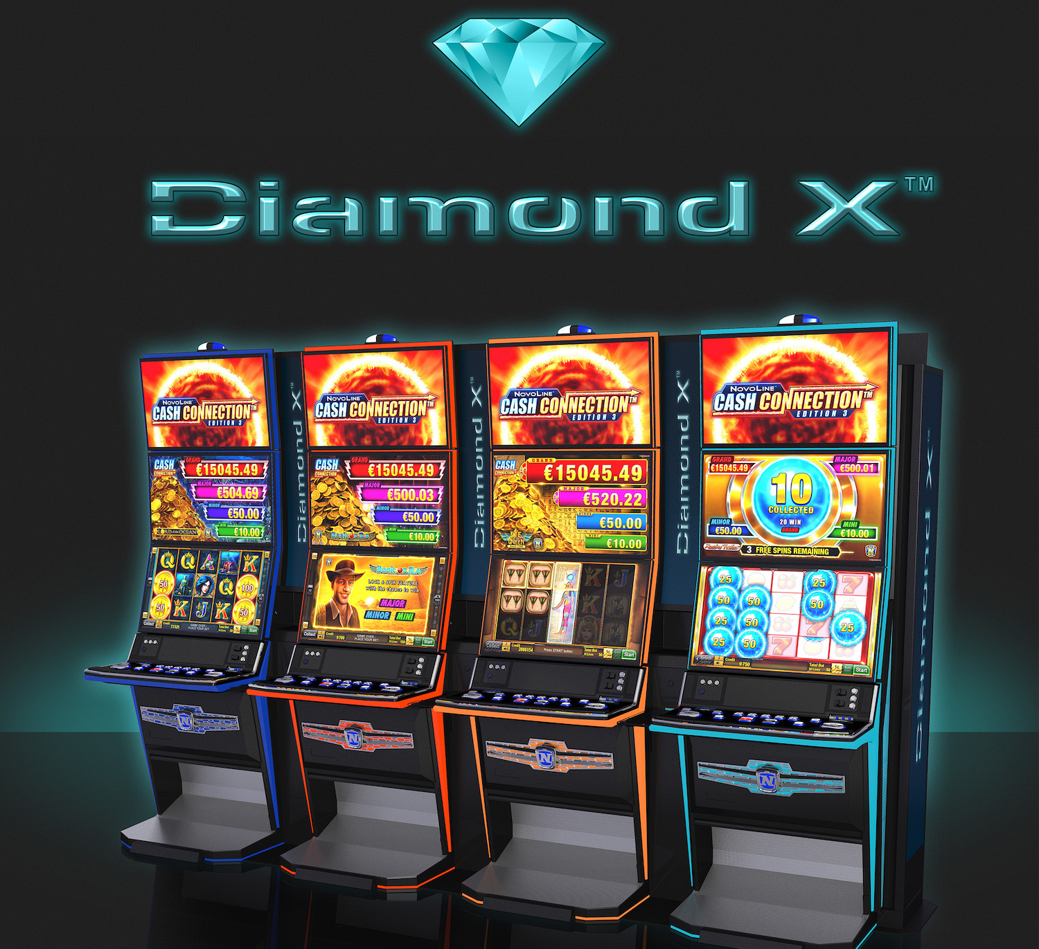 Novomatic introduces the Diamond X 2.32 AGB