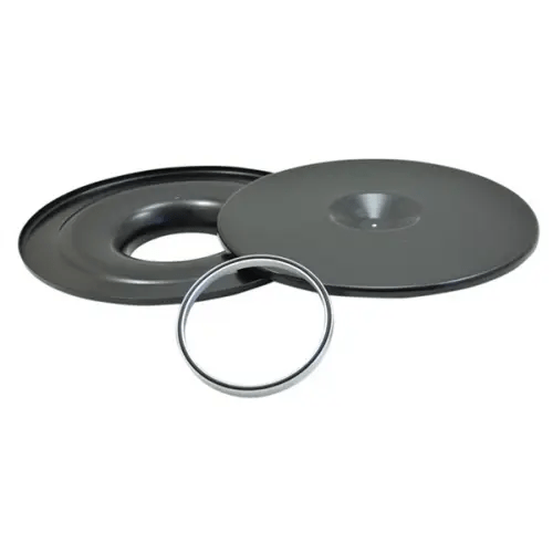BLACK FLAT BASE AIR CLEANER HOUSING, 1/2" SURE SEAL RING Carolina