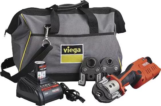 RIDGID RP241 COMPACT PRESS TOOL w/½", ¾" & 1" PROPRESS JAWS & BAG